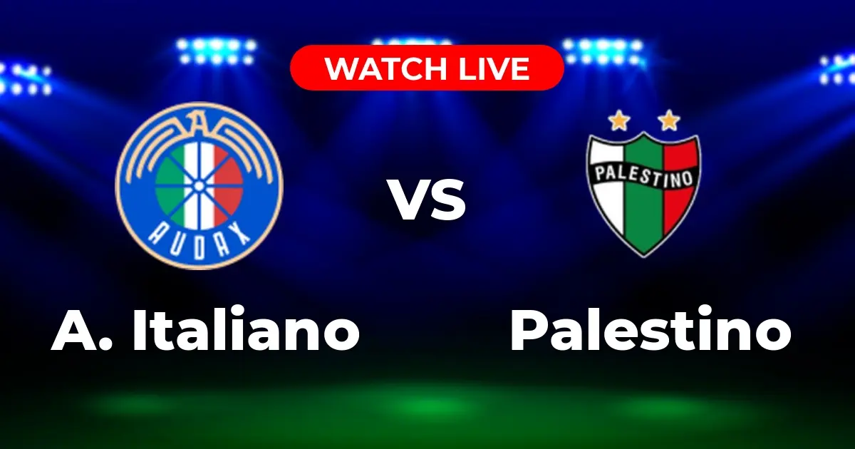Dónde Ver A. Italiano vs. Palestino: Guía Completa de Canales y Streaming EN VIVO