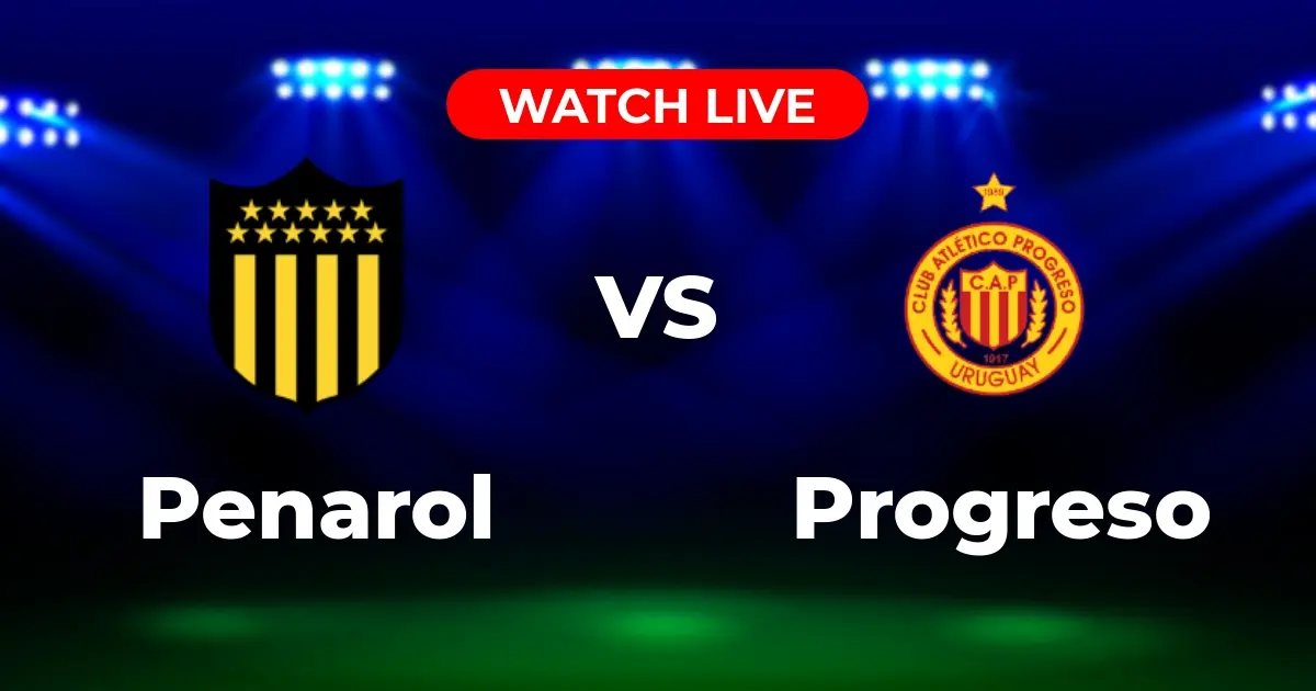 Dónde Ver Peñarol vs. Progreso en Vivo: Primera División Uruguaya