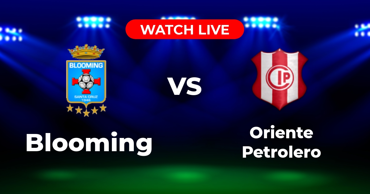 Dónde Ver Blooming vs. Oriente Petrolero EN VIVO: Guía de Transmisión Copa División Profesional